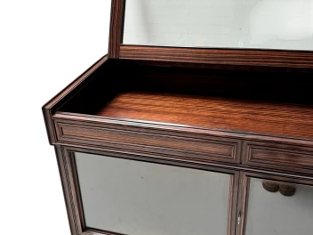 Art Deco Amsterdamse School Vitrine or display cabinet by Napoleon Le Grand